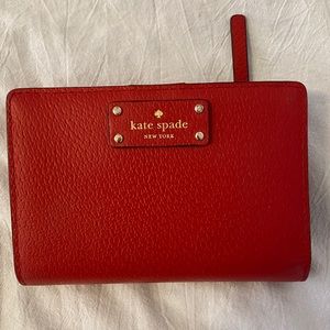 Red Kate Spade Wallet